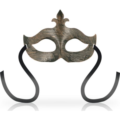 Masque de nuit en cuivre Fleur de Lis