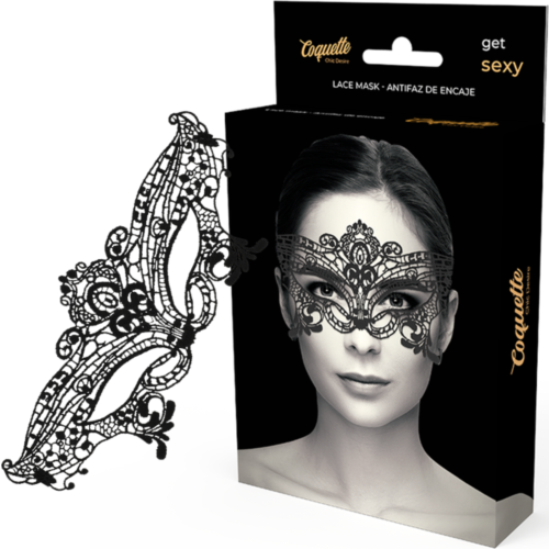 Masque Noir en Dentelle