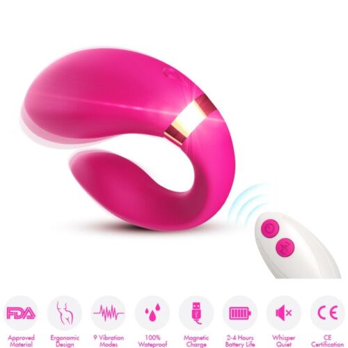 Vibromasseur ARMONY CRESCENT pour couples avec télécommande