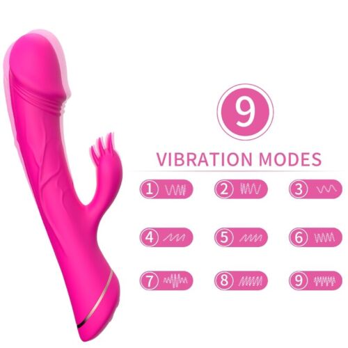 Vibrateur Rabbit ARMONY – Silicone Fuchsia et ergonomique