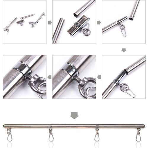 Esposas de fijación OHMAMA - Barre de restriction à 4 crochets