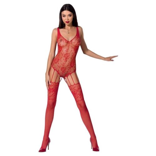 Bodystocking PASSION WOMAN BS074 avec ouverture à l'entrejambe