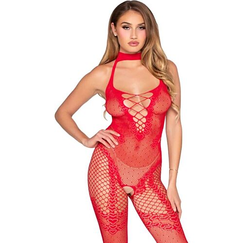 Bodystocking Leg Avenue 89336 avec détails en cœur