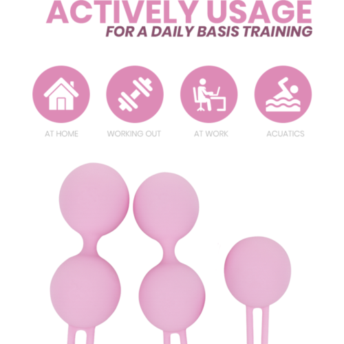 Bolas Silicona INTIMICHIC Pelvis Health II pour rééducation