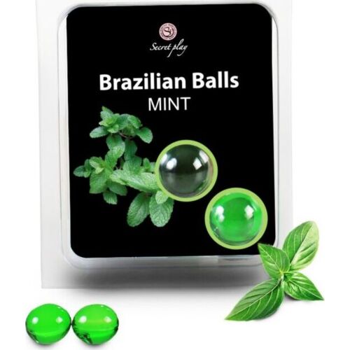 Bolas Brazilian Balls SECRETPLAY avec lubrifiant menthe