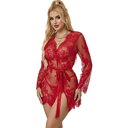 Ensemble de lingerie sexy SUBBLIME - Chemisier en dentelle