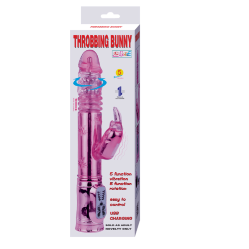 Vibrateur BAILE Throbbing Bunny Rotateur puissant