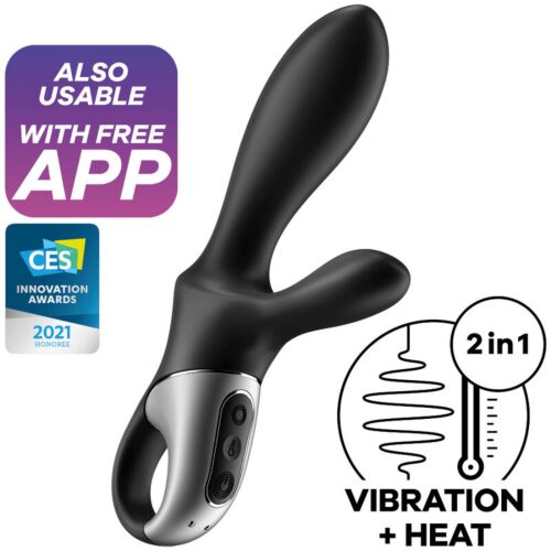 Vibrateur Anal Satisfyer Heat Climax+ avec Chaleur