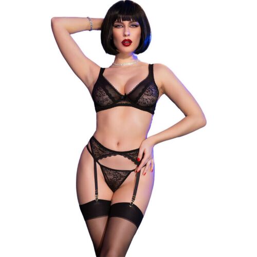 Set de Lingerie Chilirose CR 4692 - 4 pièces séduisantes