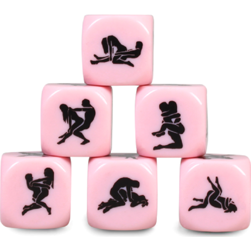 Dés Kamasutra SECRETPLAY 25 mm — Jeu érotique portable