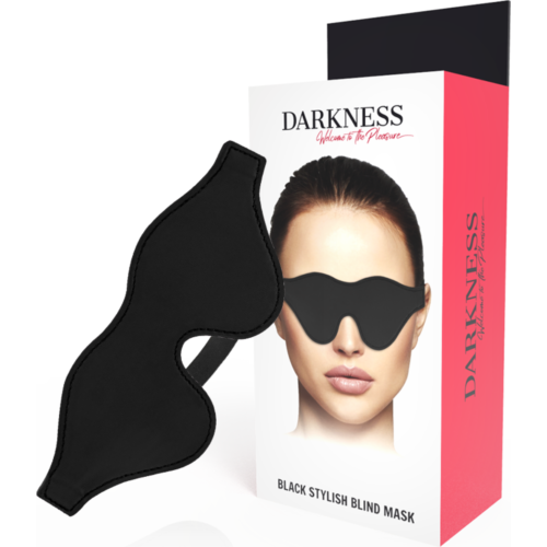 Antiface DARKNESS BONDAGE - Masque noir droit