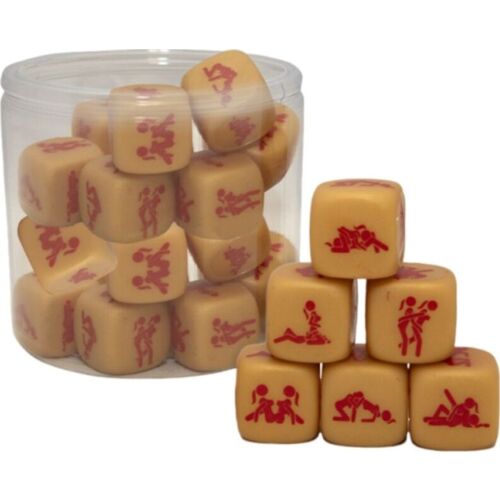 Dés de l'amour Diablo Picante - Postures sexuelles dorées