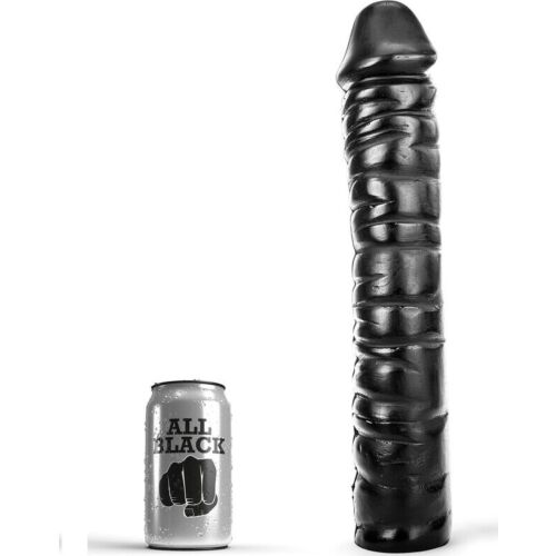 Dong ALL BLACK 38 CM - Stimulation intense et confortable