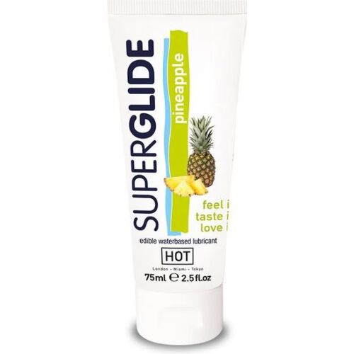 Lubrifiant Comestible HOT Superglide Saveur Piña 75ml