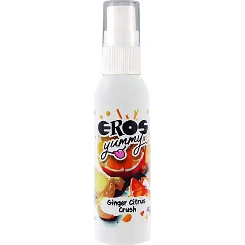 Spray corporel EROS Yummy - Saveur gingembre et orange