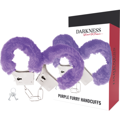 Menottes en métal Darkness - Confort et sécurité.