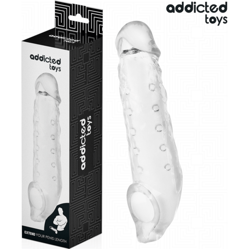 Funda para pene Addicted Toys Taille M 27 cm transparente