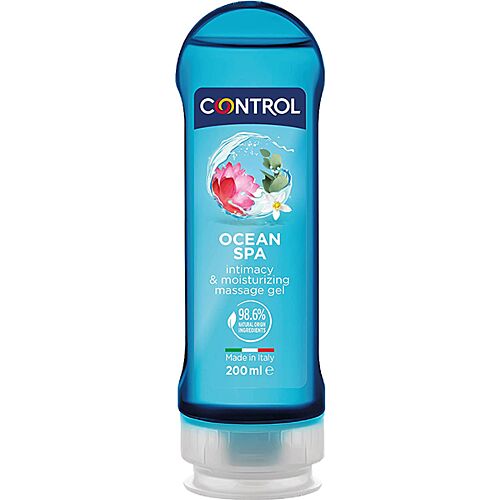 Gel de massage 2‑en‑1 Control Lubes Mediterranean Sea
