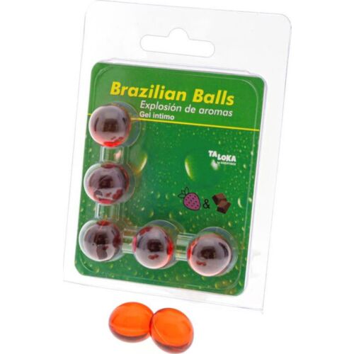 Bolas Brazilian Balls Taloka - Explosion de plaisir fraise et chocolat