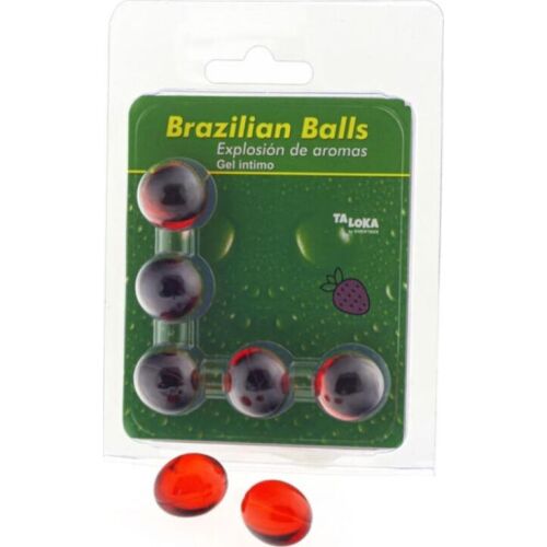 Bolas Brazilian Balls Taloka - Explosion de plaisir à la fraise