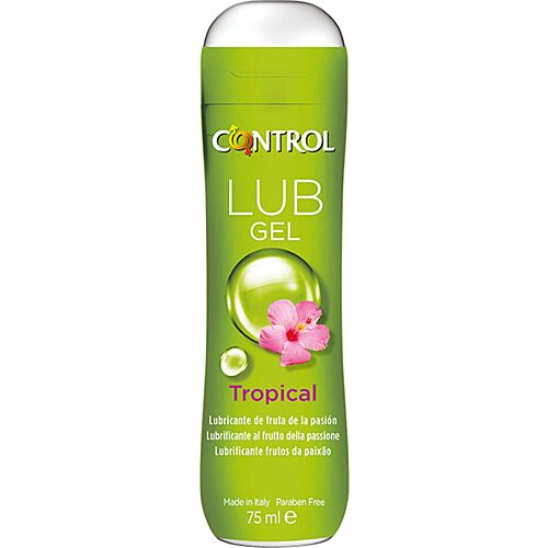 Gel lubrifiant Control Tropical 75 ml - Aroma Fruta de la Pasión