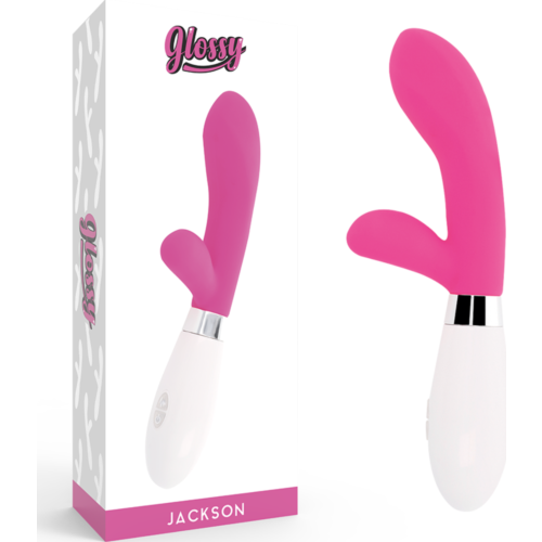 Vibromasseur GLOSSY Jackson Rabbit avec double moteur