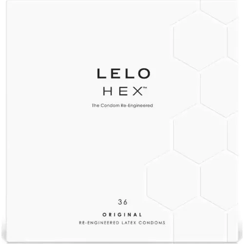 Préservatif LELO HEX 36 unités avec structure hexagonale