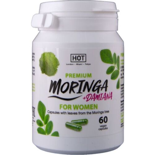 Capsules Femme HOT Moringa 60 unités pour la vitalité féminine
