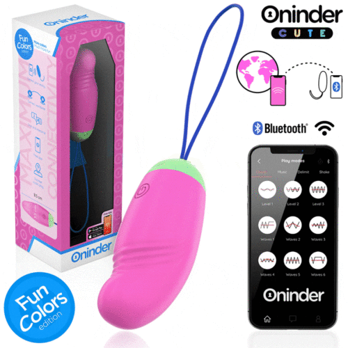 Œuf vibrant ONINDER CUTE avec mouvement en vagues