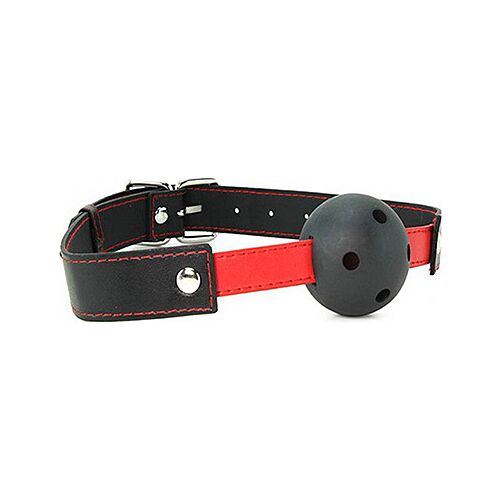 boule noire et rouge gag