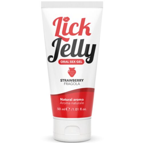 Lubrifiant Intimateline Lick Jelly Fraise 50 ml - Gel sensoriel