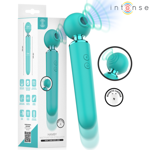 Vibrateur INTENSE HAMBY avec tête stimulante