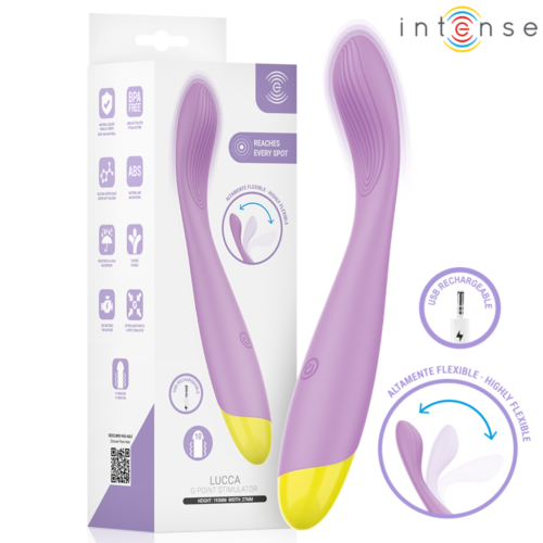 Vibrateur INTENSE LUCCA Stimulateur Flexible USB Rechargeable