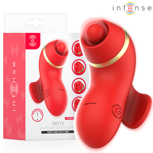 Vibromasseur INTENSE Patty avec 4 têtes interchangeables