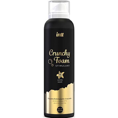 Mousse de massage INTT Crunchy Vanille pour des moments excitants