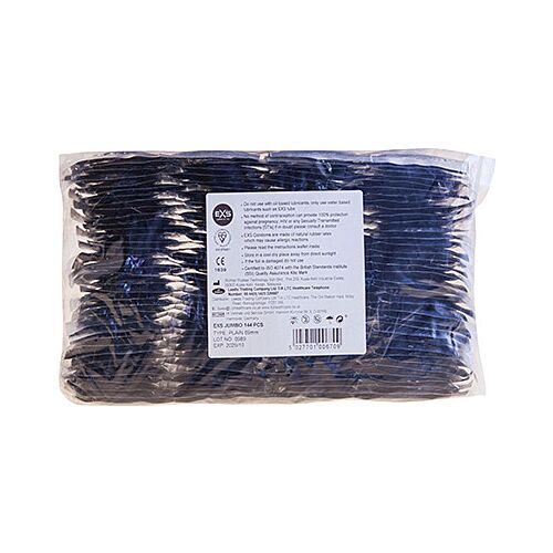 Préservatifs Exs Jumbo XL 69mm - Confort pour pénis larges
