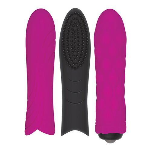 Kit vibro Evolved Pleasure Sleeve Trio — 3 gaines