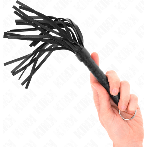 Fouet KINK Simple Mini 28 cm pour jeux BDSM.