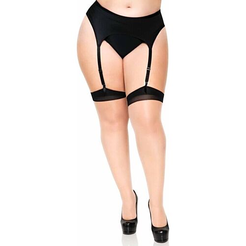 Bas Leg Avenue avec talon cubain et couture arrière