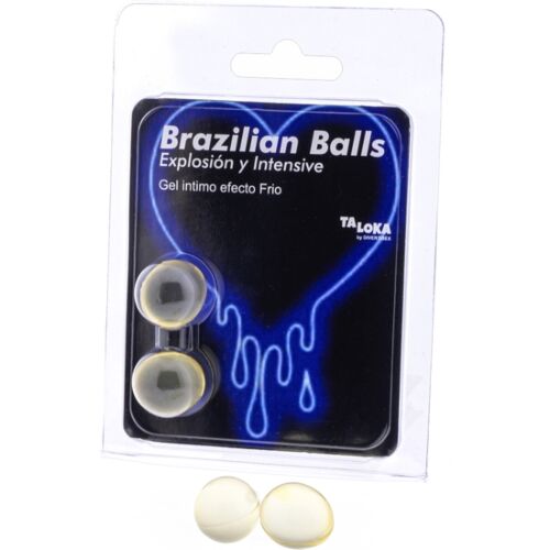 Boules brésiliennes Taloka avec gel excitant effet froid