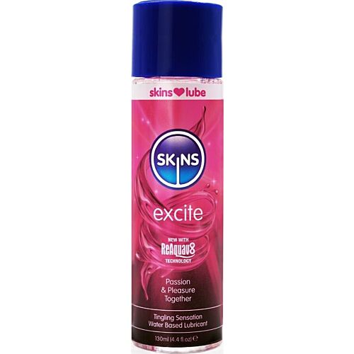 Lubrifiant base eau SKINS Excite 130 ml