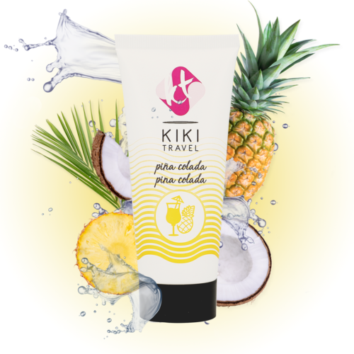 Lubrifiant KIKÍ TRAVEL 50 ML au goût de Piña Colada