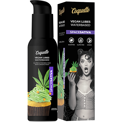 Lubrifiant Coquette Cosmetics Space Sativa 100 ml - Sensation chaude