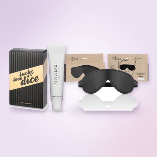 Coffret Père Noël secret massage avec gel embrassable, masque et dés