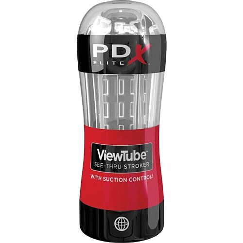 Masturbateur PDX ELITE ViewTube avec contrôle de succion
