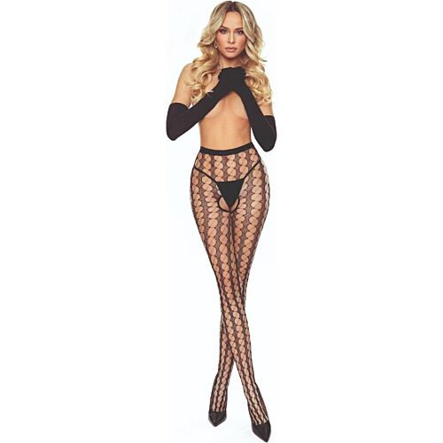 Medias PASSION WOMAN 031 avec détail crotchless