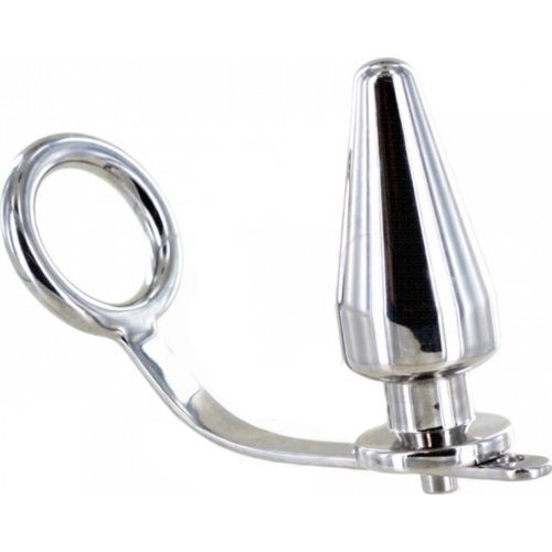 Plug Anal et Cockring METAL HARD - Stimulation Simultanée