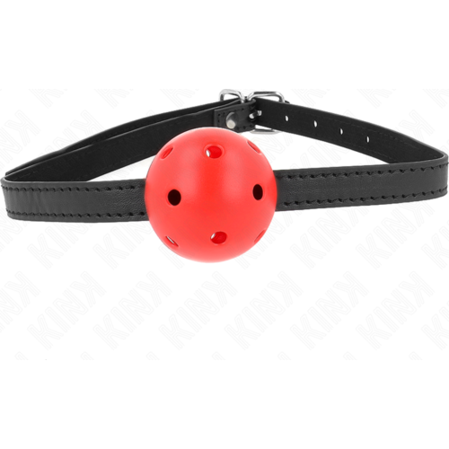Bâillon KINK Simplicity Rouge 4.5 cm en silicone