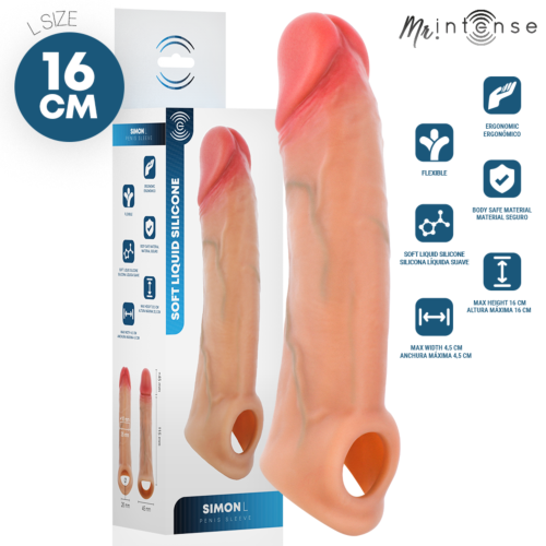 Gaine Pénis MR. INTENSE SIMON L 16 cm