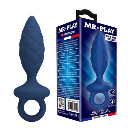 Plug Anal MR PLAY Texturé avec Anneau